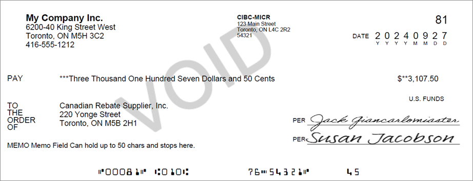 CAD check 2.0 sample.