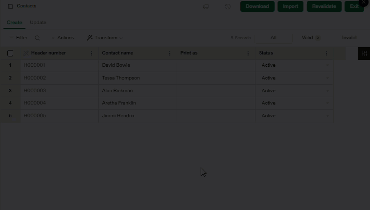 " "